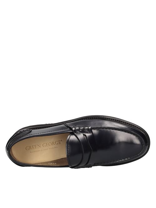 Leather loafers GREEN GEORGE | 2024 POLISHEDBLU